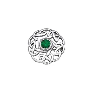 Life is eternal ~ Celtic Knotwork Sterling Silver Brooch TBR185