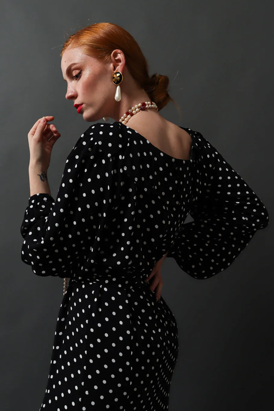 Lucky Clover Pearl Drop Earrings