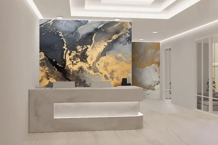Luminous Marble Wallpaper Mural