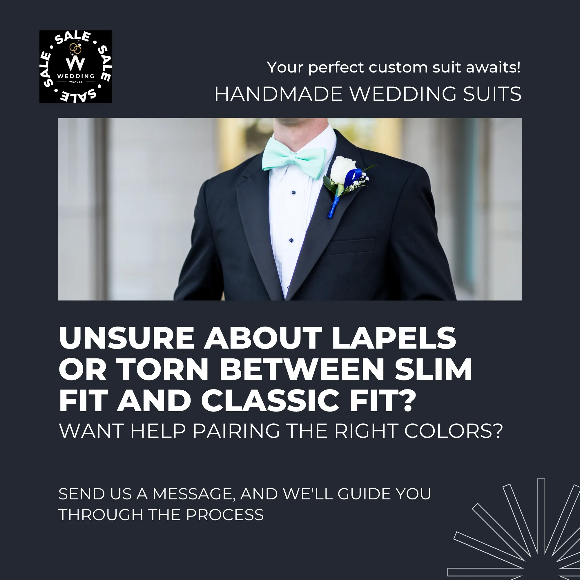 Men's 3-Piece Grey Herringbone  Suit with Vest and Notch Lapel