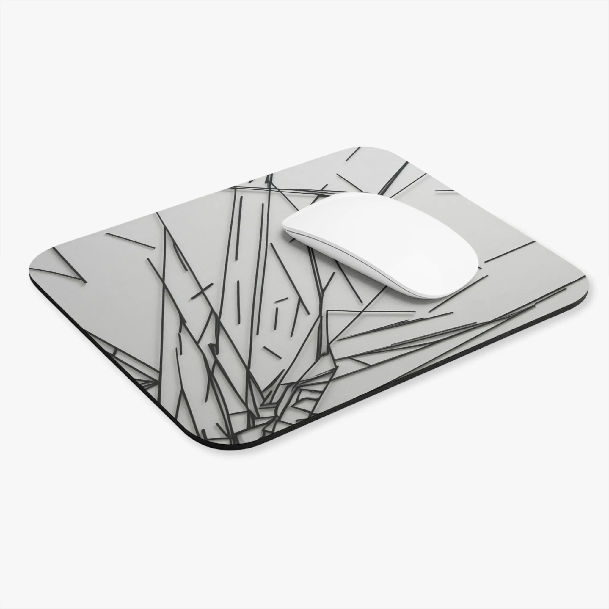 Modern Geometric Mouse Pad – Stylish Office Decor