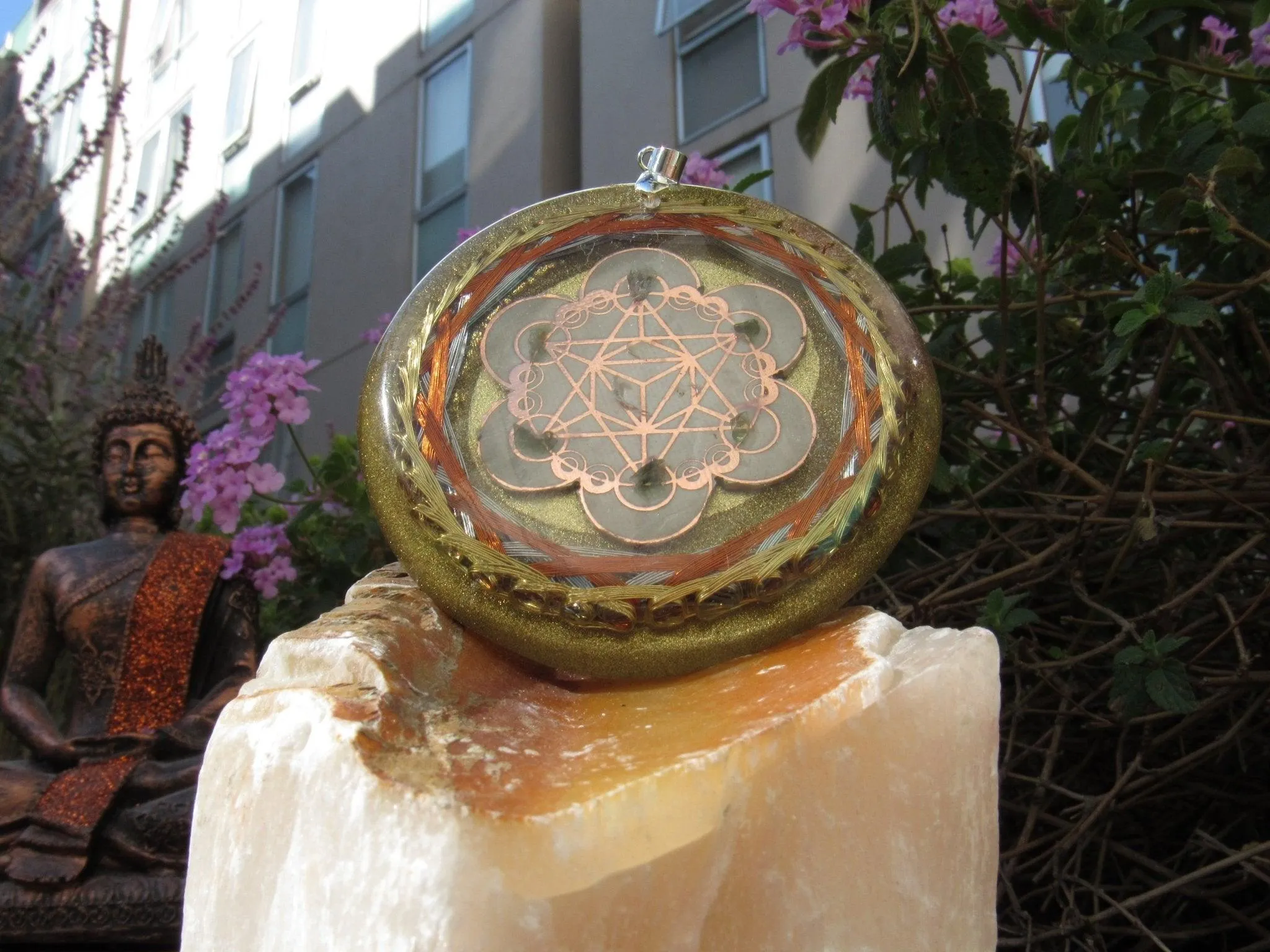 Moldavite Cley Hill Crop Circle 36 Vortex Quantic Resonator