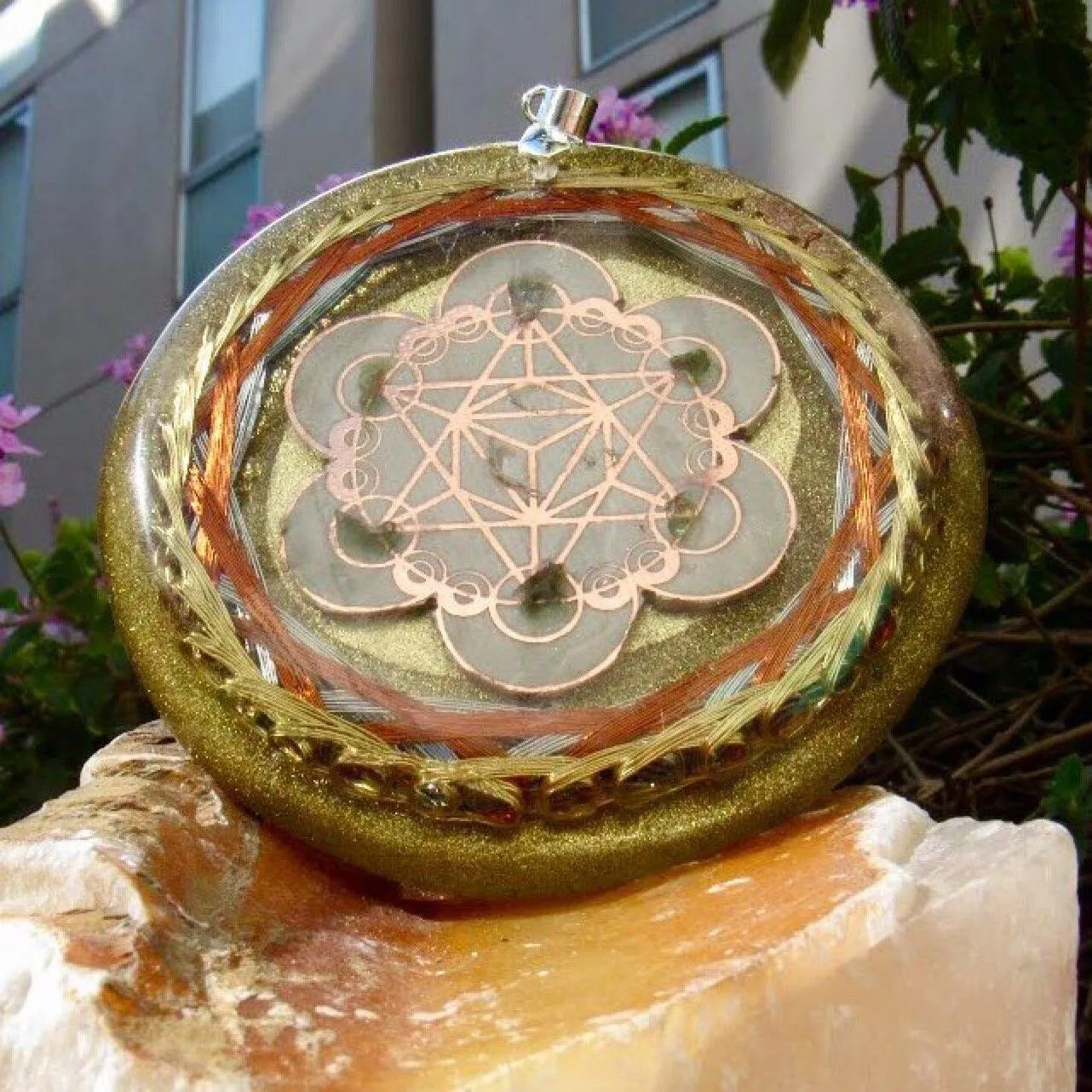 Moldavite Cley Hill Crop Circle 36 Vortex Quantic Resonator