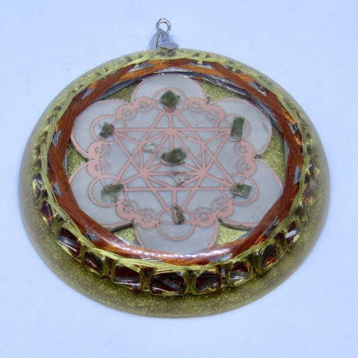 Moldavite Cley Hill Crop Circle 36 Vortex Quantic Resonator