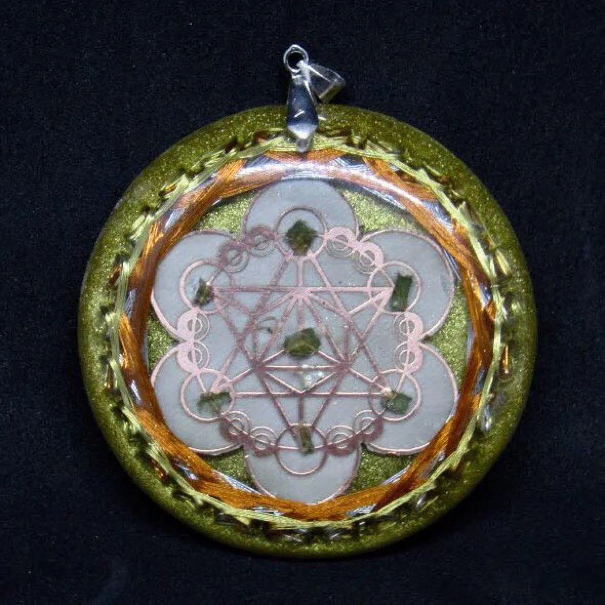 Moldavite Cley Hill Crop Circle 36 Vortex Quantic Resonator