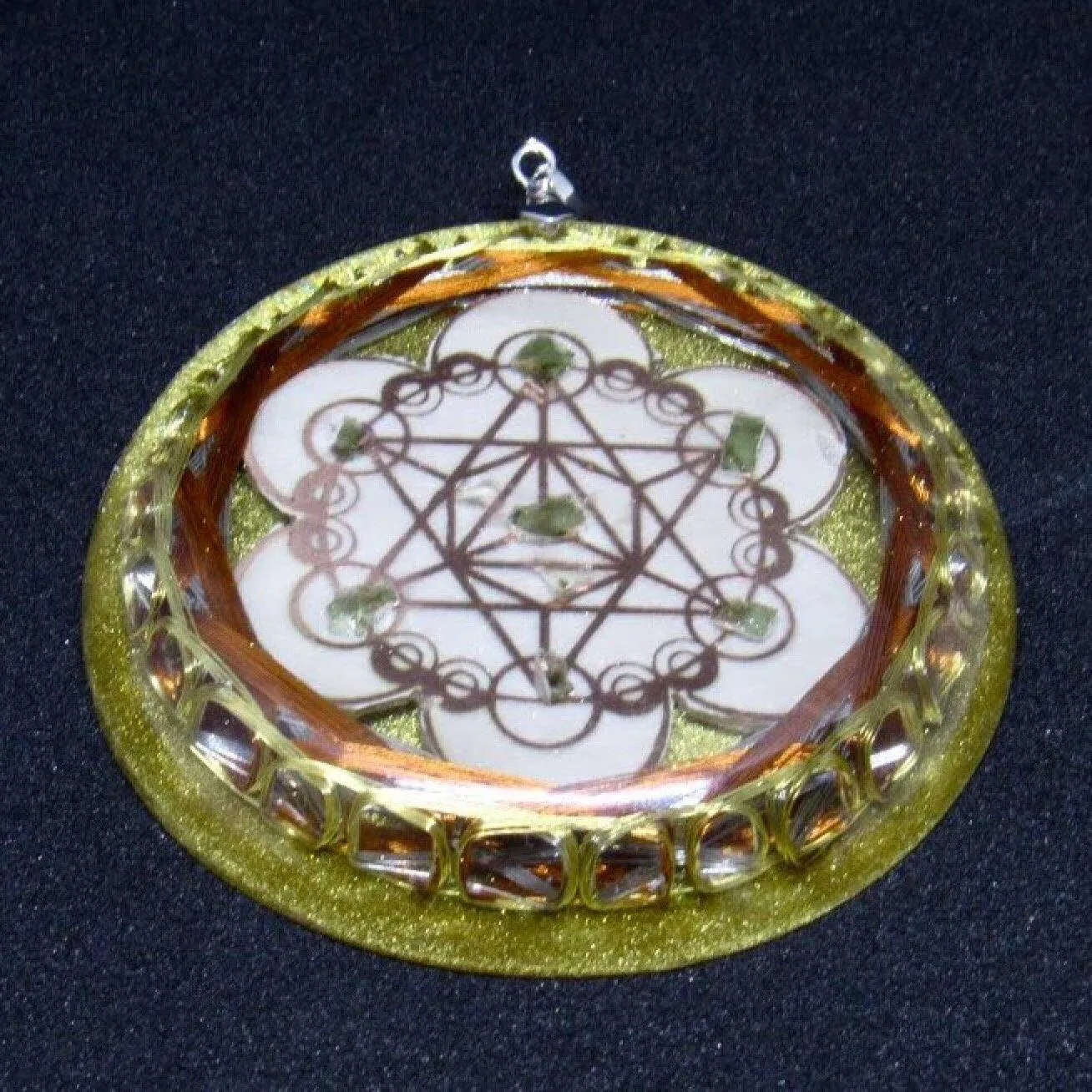 Moldavite Cley Hill Crop Circle 36 Vortex Quantic Resonator