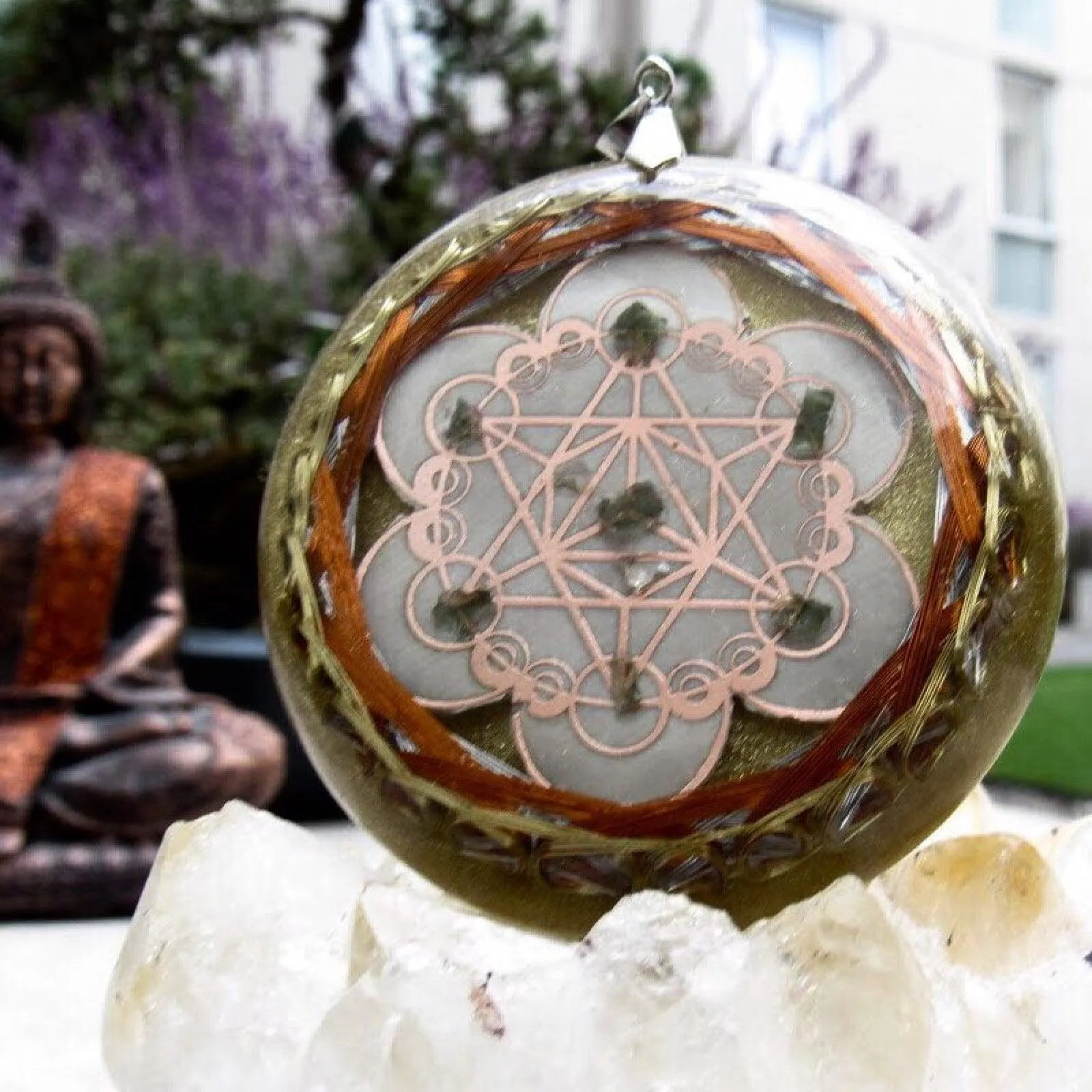 Moldavite Cley Hill Crop Circle 36 Vortex Quantic Resonator