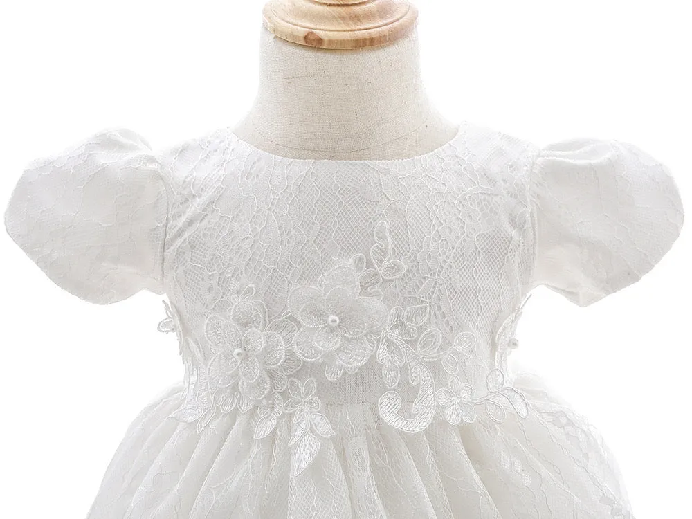 Monroe Floral Lace Dress - baby girl