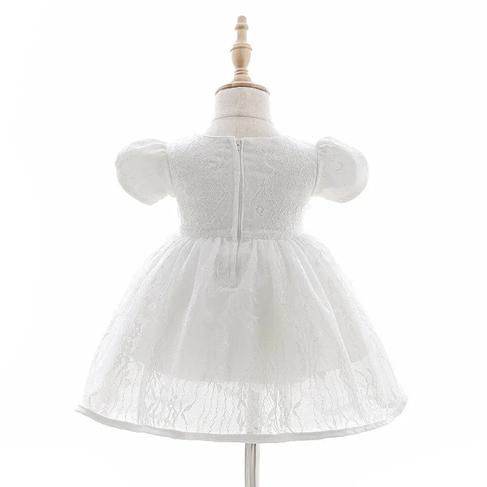 Monroe Floral Lace Dress - baby girl