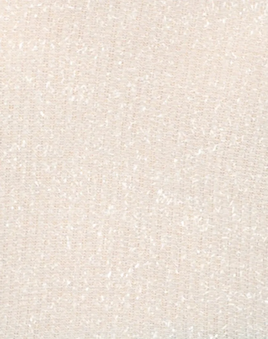 Motel Sunia Cami Top in Snow Tinsel