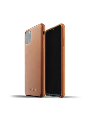 Mujjo Full Leather Case for iPhone 11 Pro Max Tan