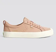 OCA Low Beige Premium Leather Sneaker Women