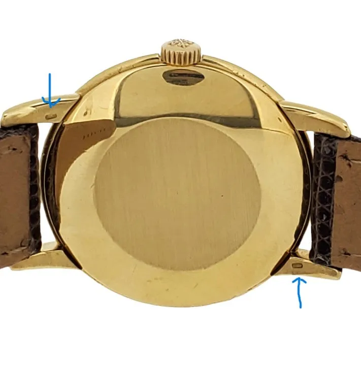 Patek Philippe 2484J 32mm Disco Volante Calatrava Watch, Circa 1957