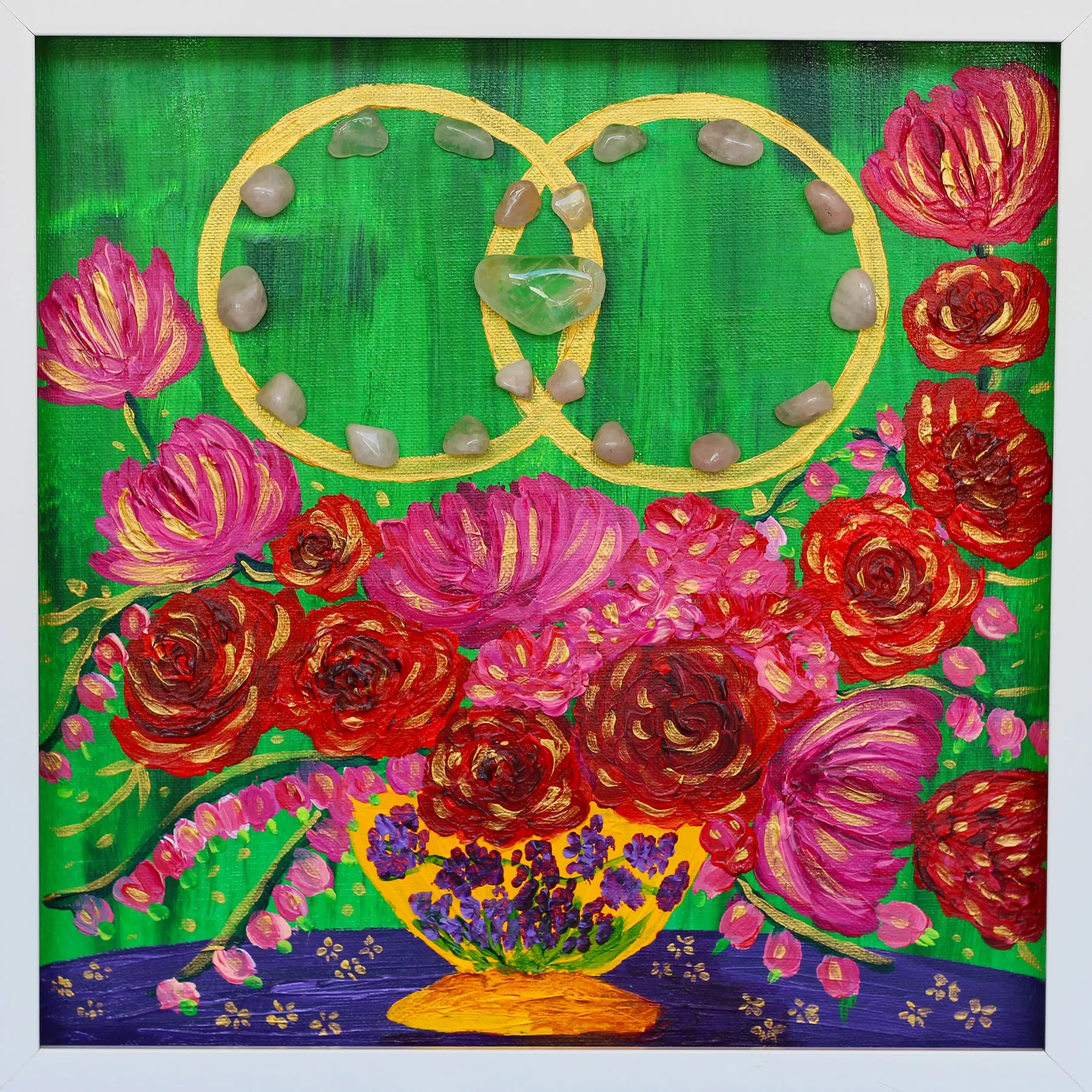 Personalized Crystal Grid Painting