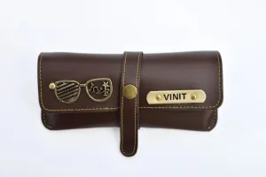 Personalized Eyewear Case 1.0 - Brown