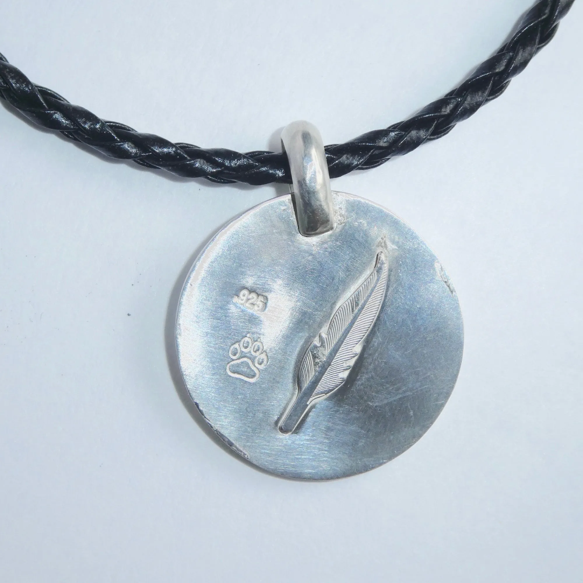Petroglyph Spiral Sterling Silver Pendant