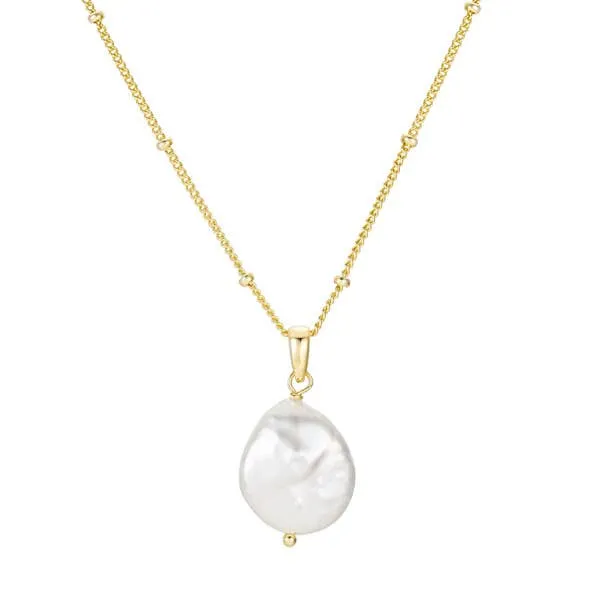 PLAIN PEARL NECKLACE