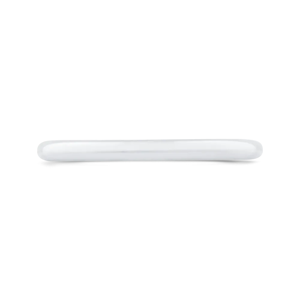 Plain Wedding Band in 14K White Gold