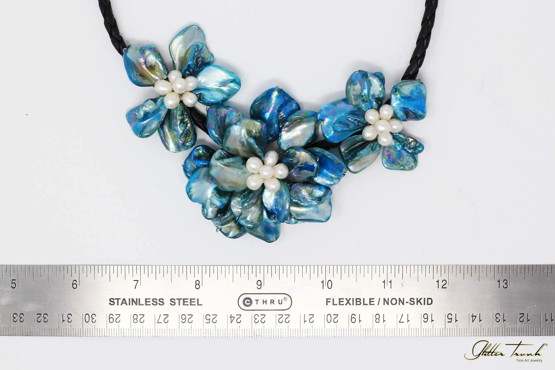 Preorder Catherine Floral Mother or Pearl Necklace