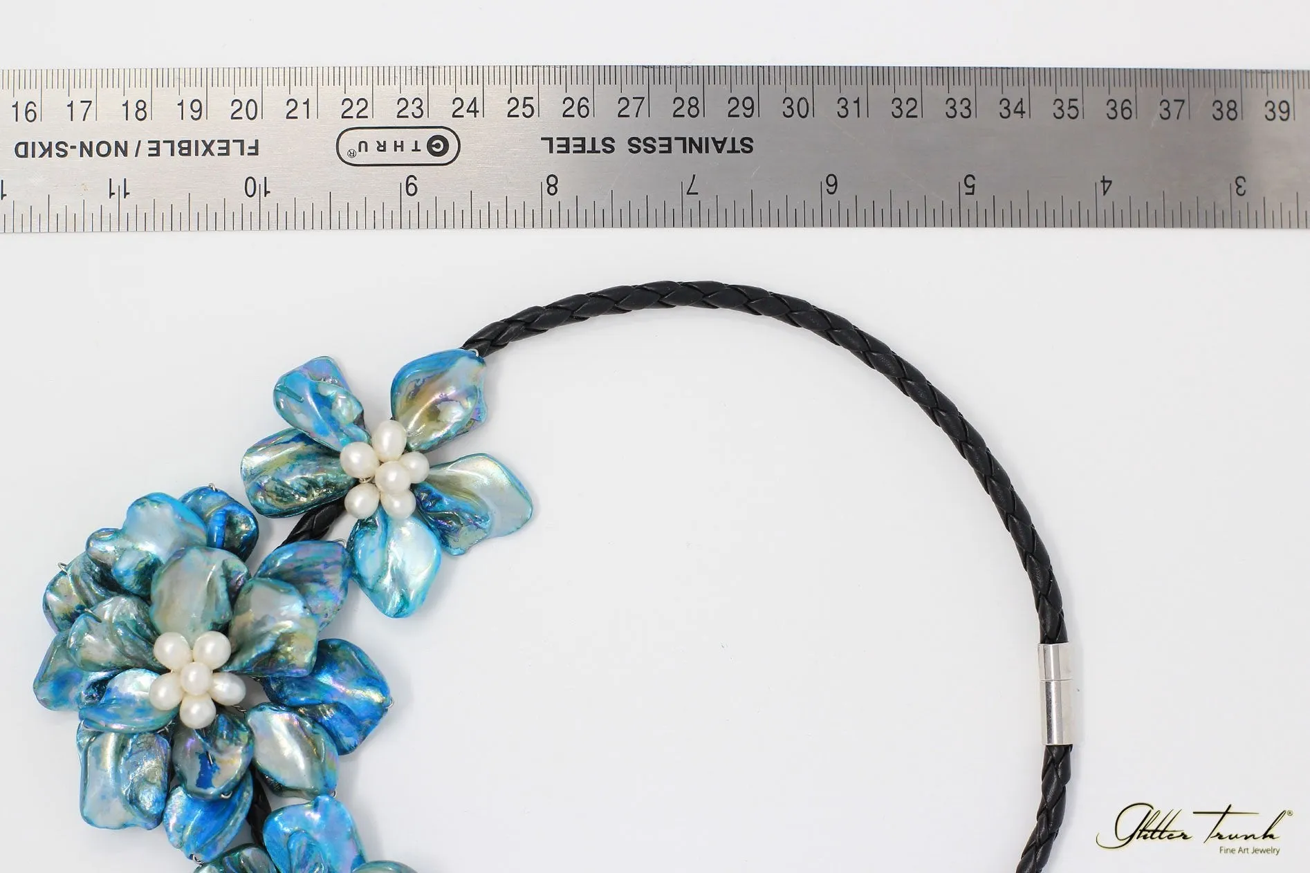 Preorder Catherine Floral Mother or Pearl Necklace