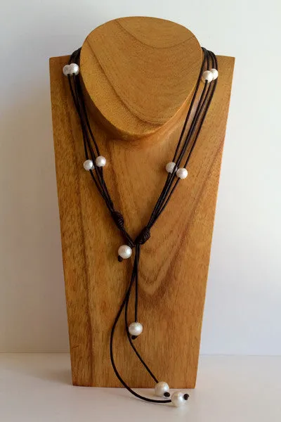 "Little Dancing Cloud" Freshwater Pearl Necklace