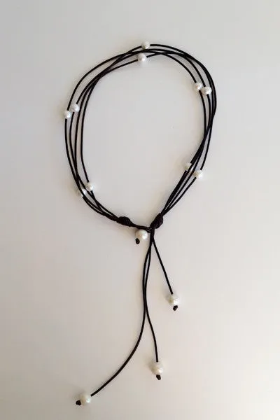 "Little Dancing Cloud" Freshwater Pearl Necklace