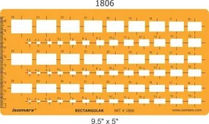 Rectangular Shape Designing Template