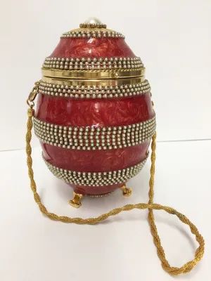 Red Ribbon Vintage Purse