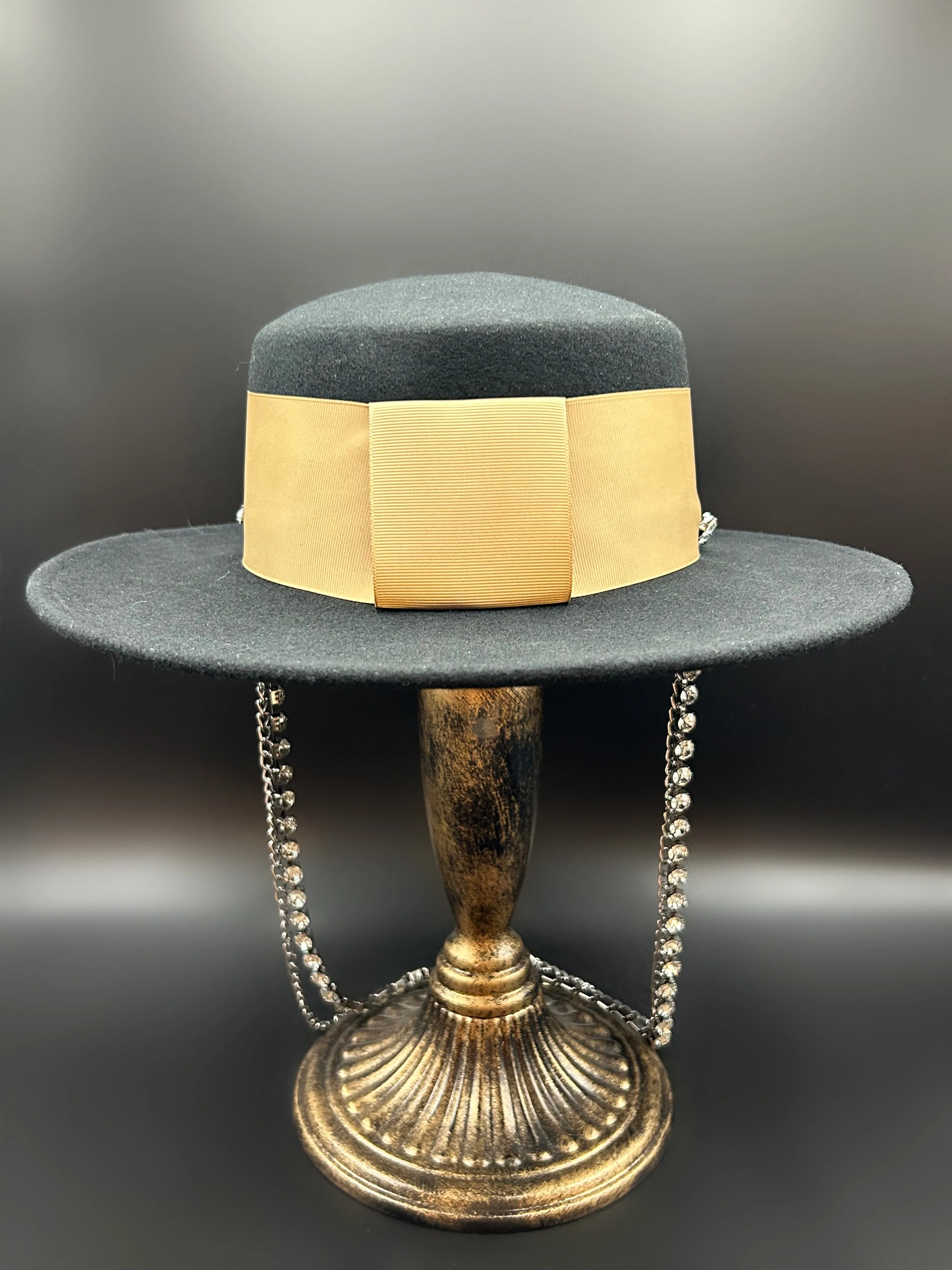 Rhinestone Chain Hat