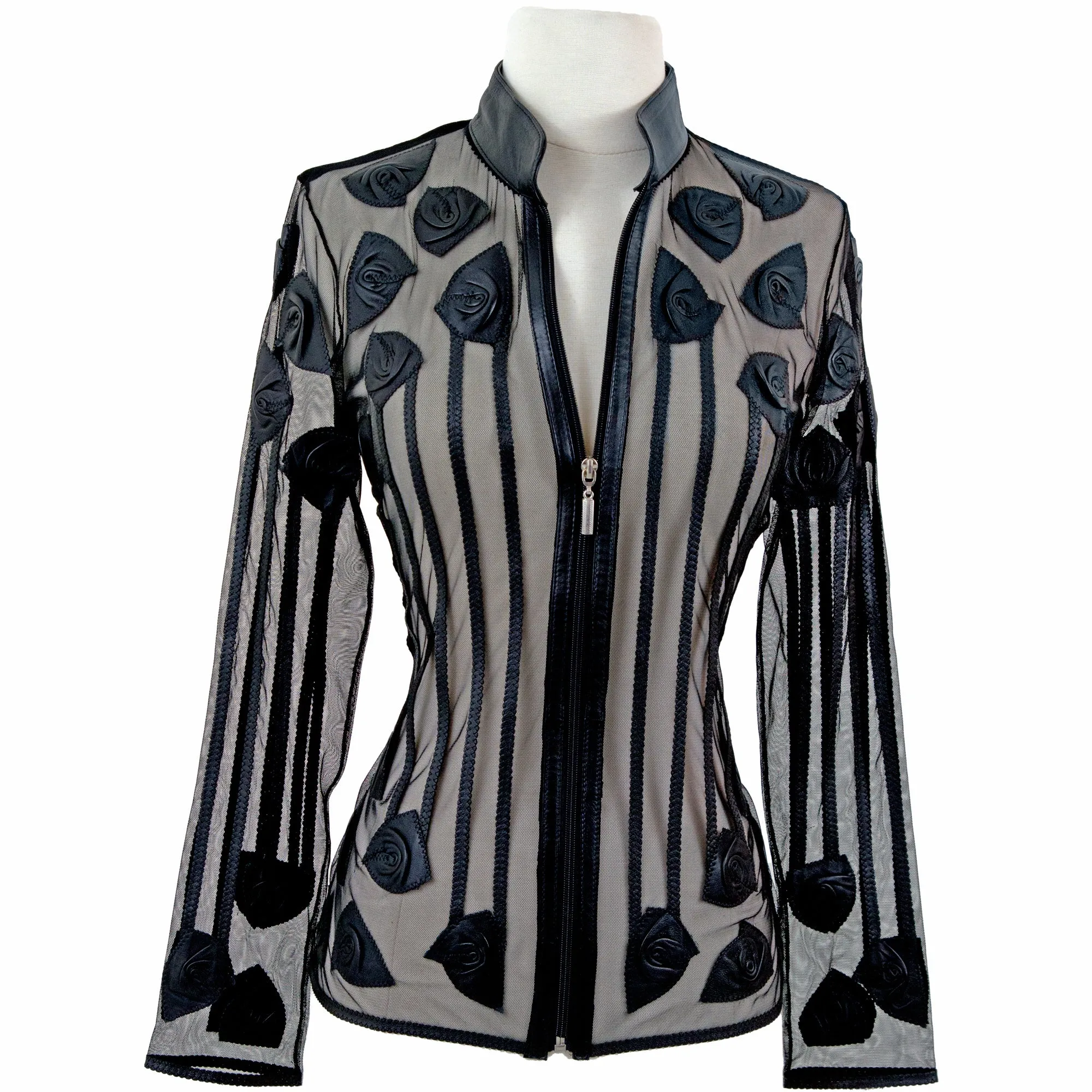 Rose Leather Jacket
