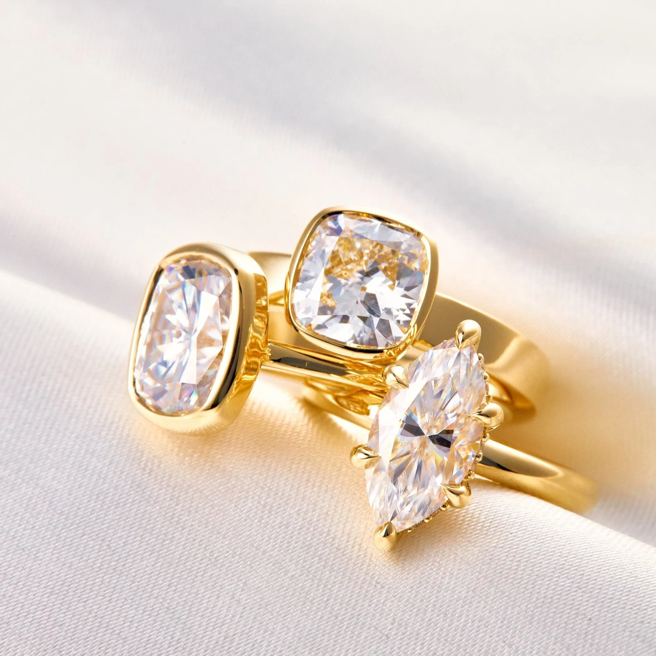 Rowan Cushion Cut Engagement Ring