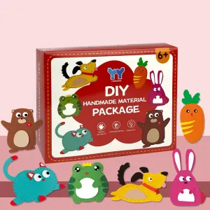 Safe Felt Animal Set to Sew Yourself