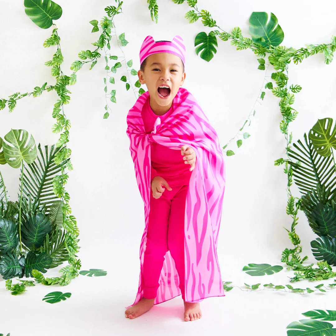 Sarah's Silks Costume - Pink Tiger