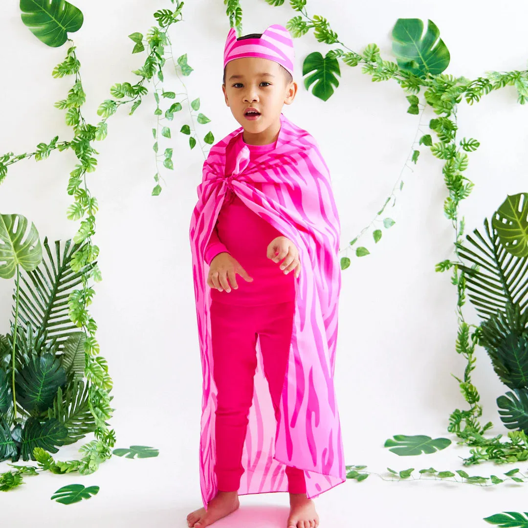 Sarah's Silks Costume - Pink Tiger