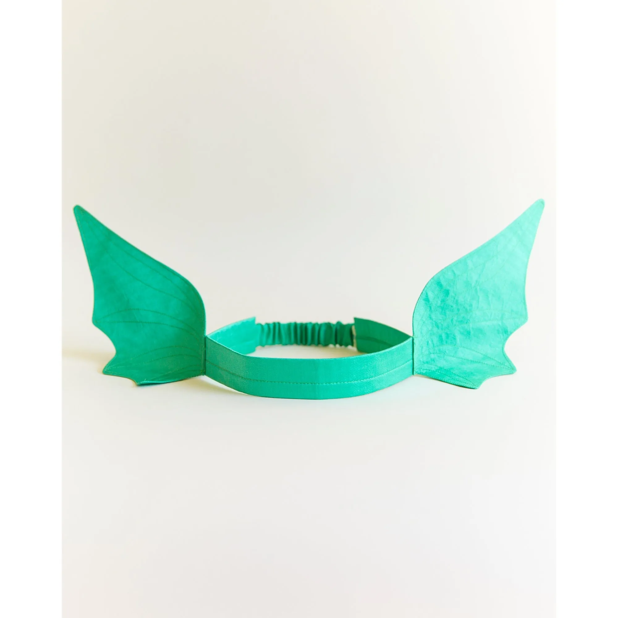 Sarah's Silks Crown - Green Dragon Ears