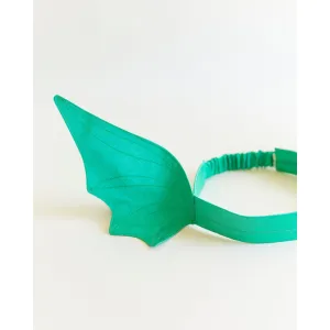 Sarah's Silks Crown - Green Dragon Ears