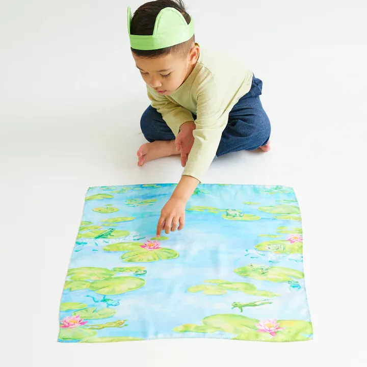 Sarah's Silks May 2024 Playsilks in the Mail - Frog Ears and Play Map