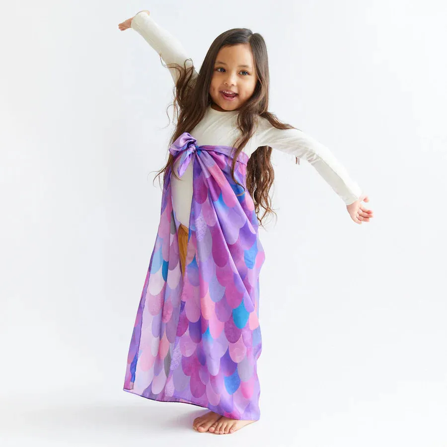 Sarah's Silks Playsilk - Purple Dinosaur