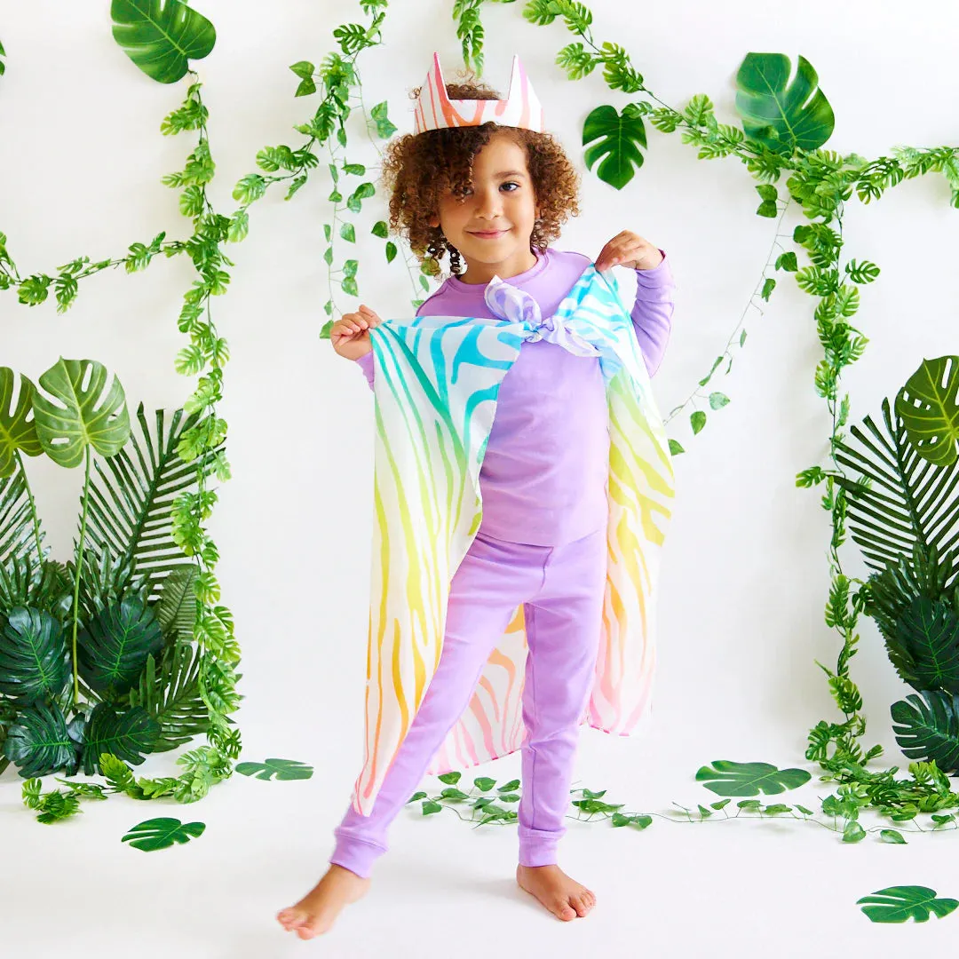 Sarah's Silks Playsilk - Rainbow Zebra