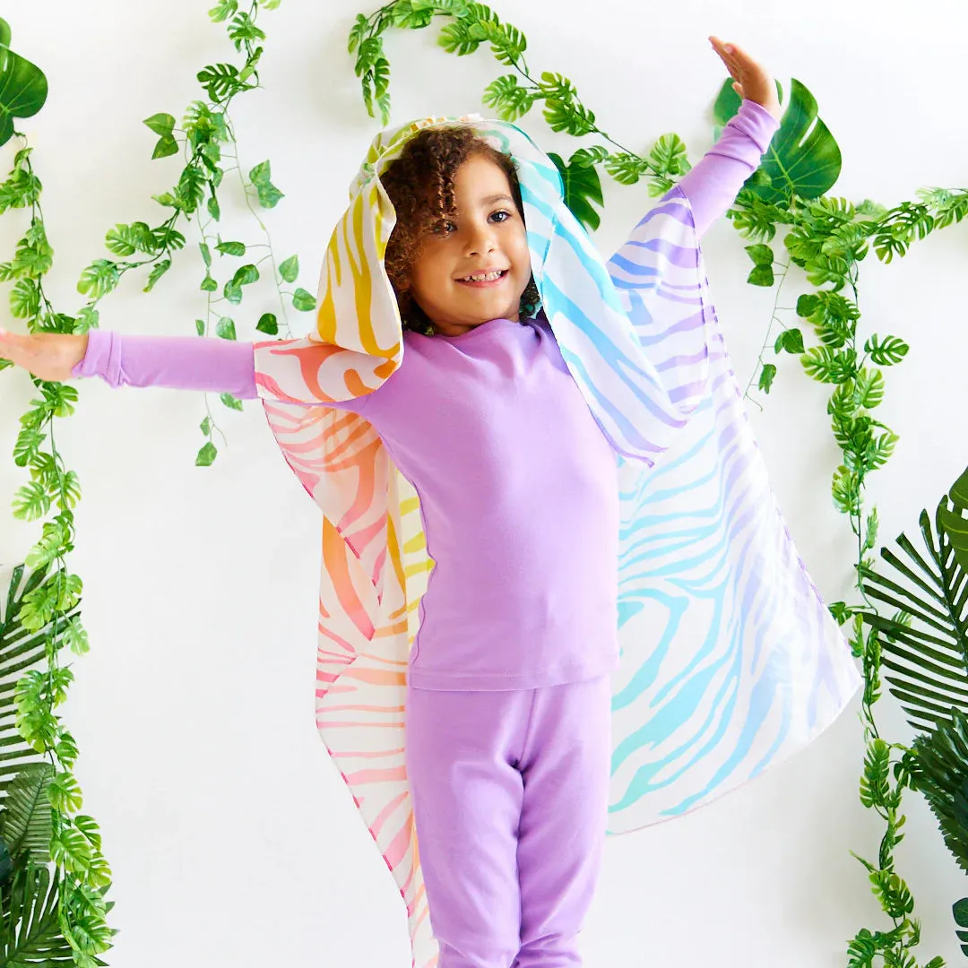 Sarah's Silks Playsilk - Rainbow Zebra