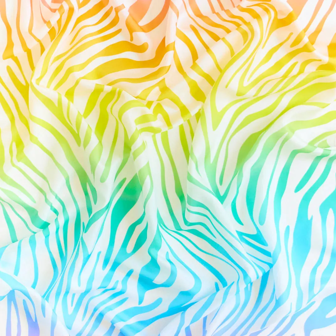 Sarah's Silks Playsilk - Rainbow Zebra