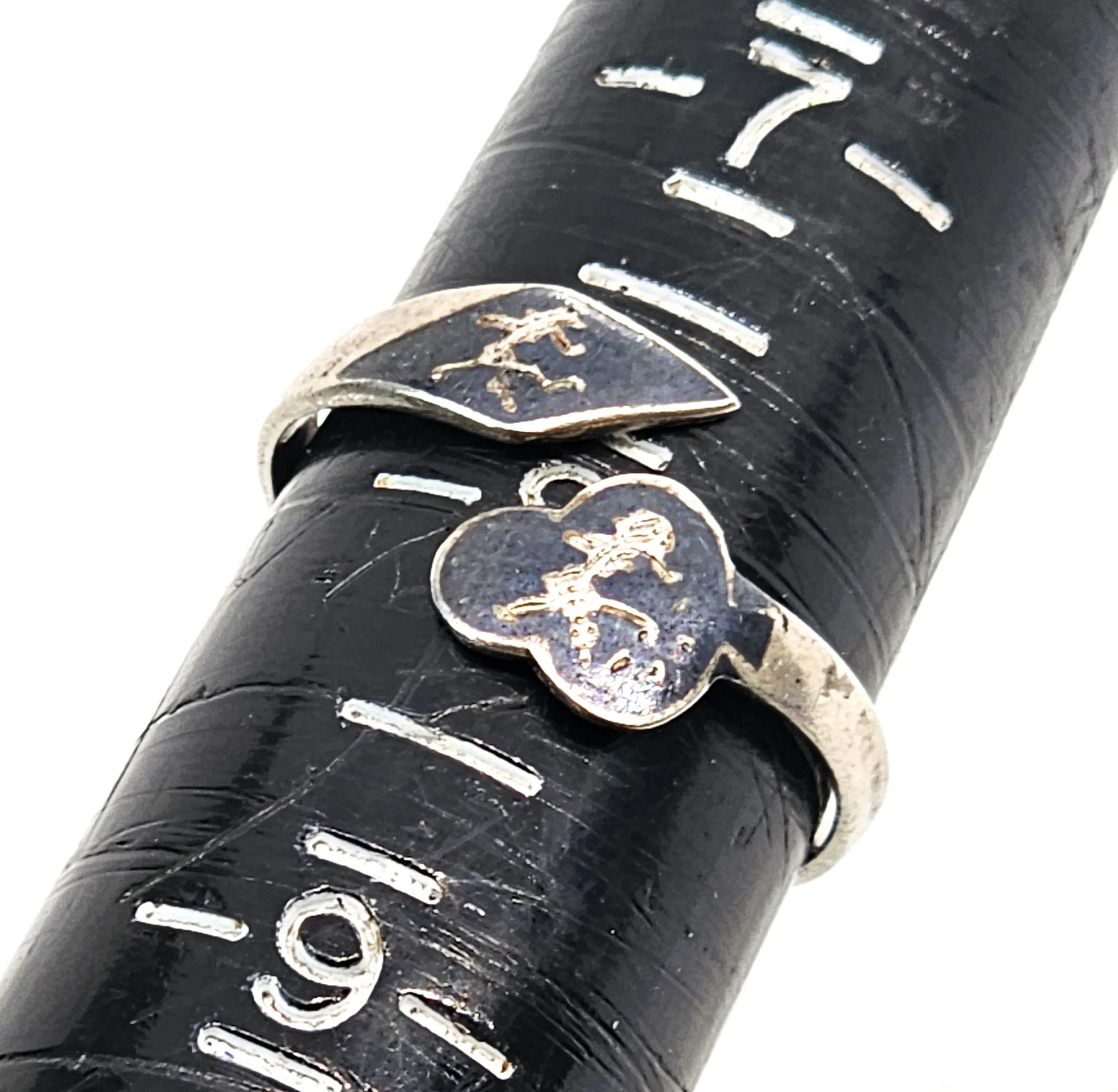 Siam Maleka goddess of lightning dancing sterling silver torsade vintage wrap ring