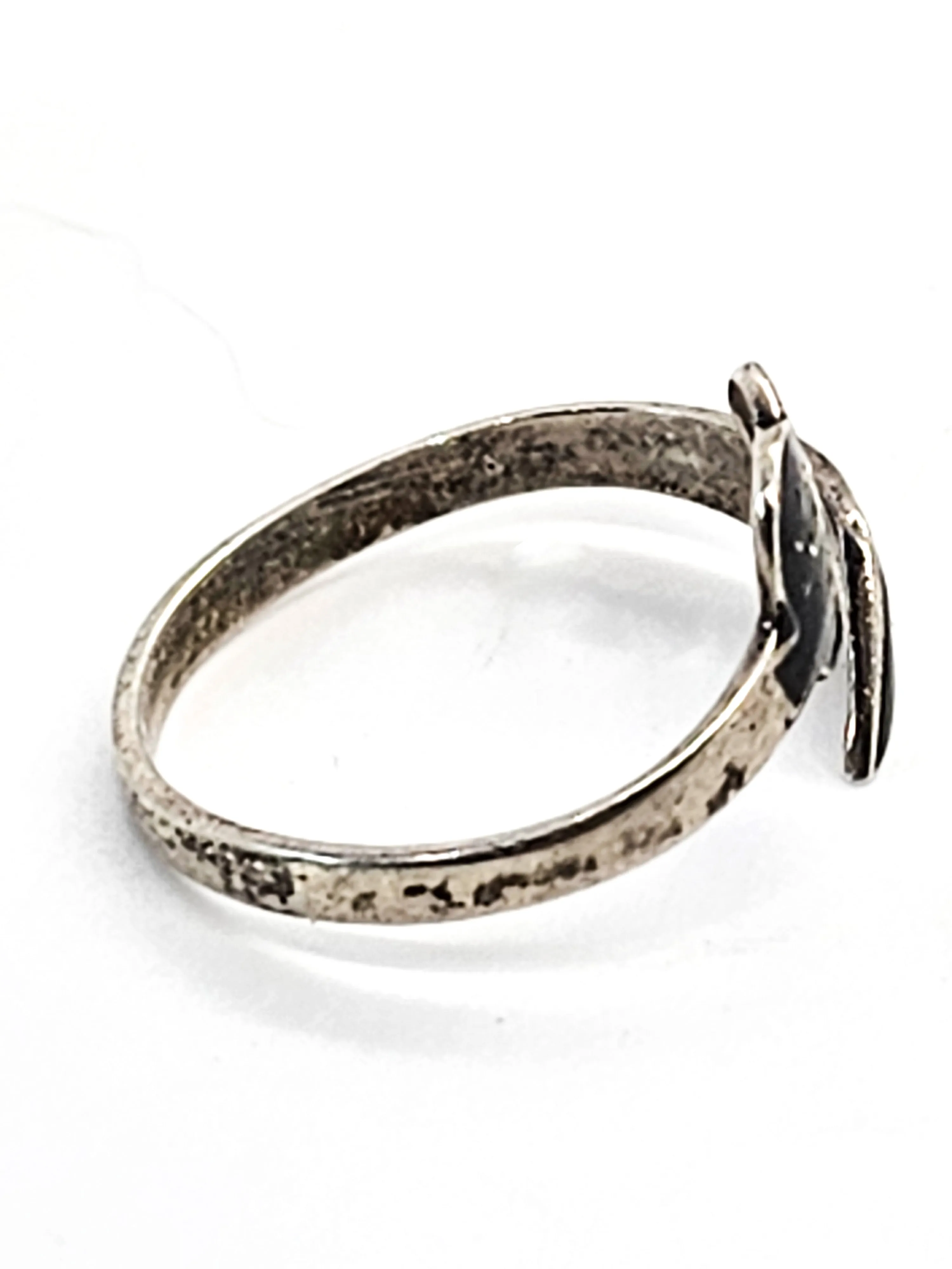 Siam Maleka goddess of lightning dancing sterling silver torsade vintage wrap ring