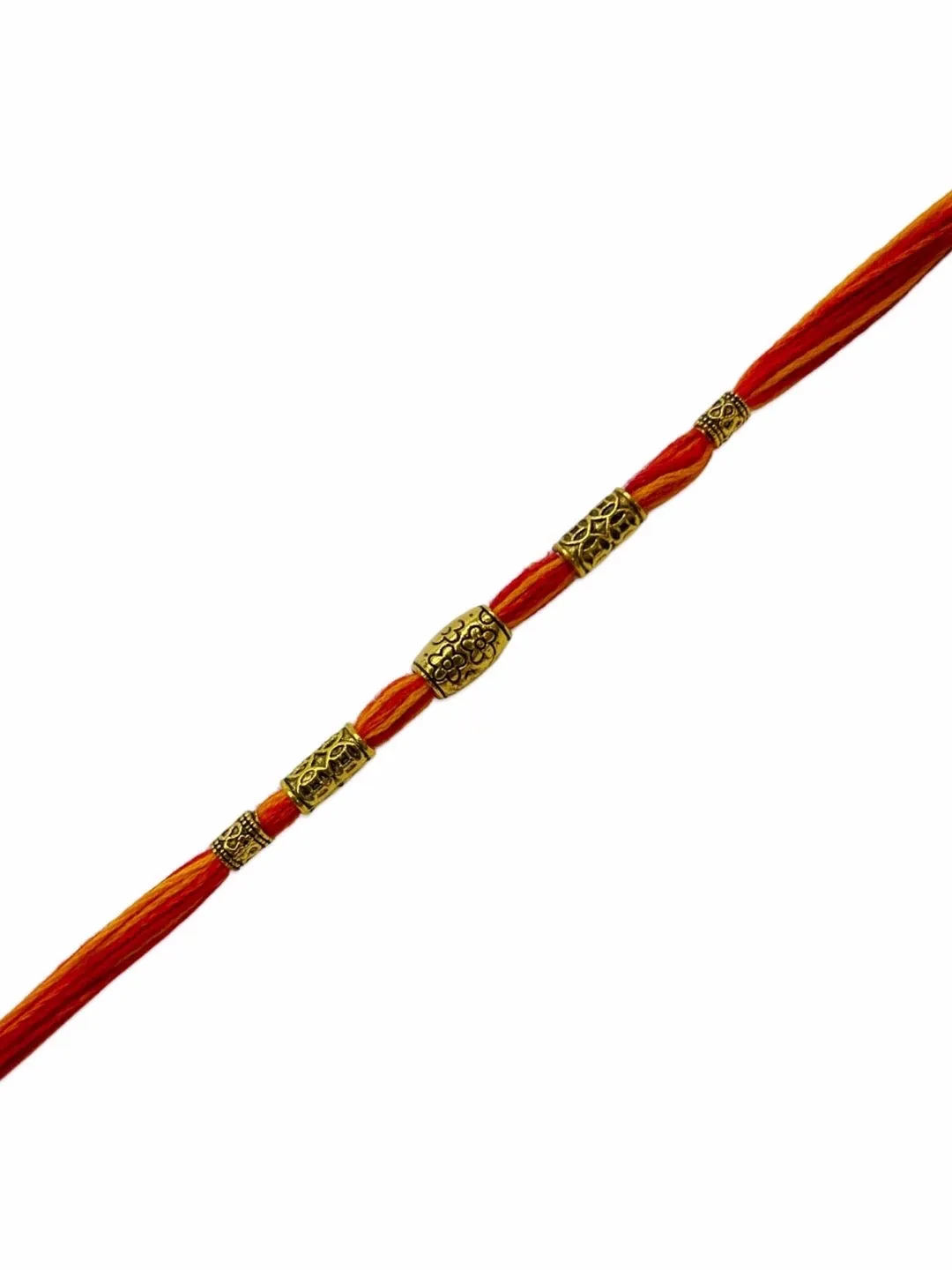 Simple Beautiful Beaded Rakhi Mauli Thread Rakhee For Raksha Bandhan