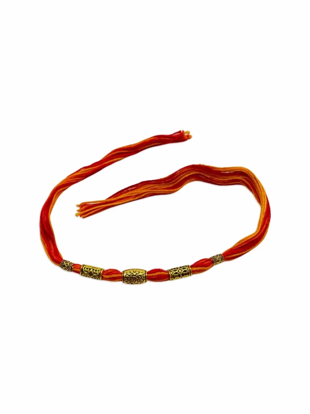 Simple Beautiful Beaded Rakhi Mauli Thread Rakhee For Raksha Bandhan