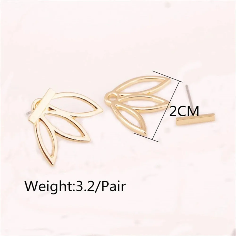 Simple Design Hollow Heart Simple Silver Drop Earrings