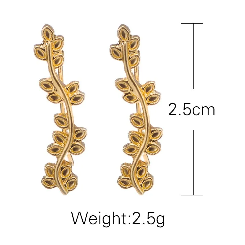 Simple Design Hollow Heart Simple Silver Drop Earrings