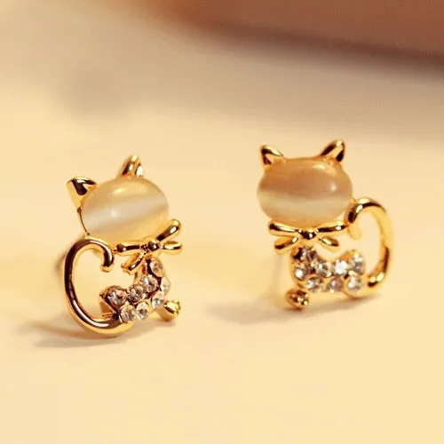 Simple Design Hollow Heart Simple Silver Drop Earrings