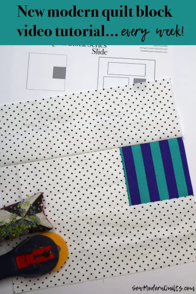 Slide Quilt Block Pattern