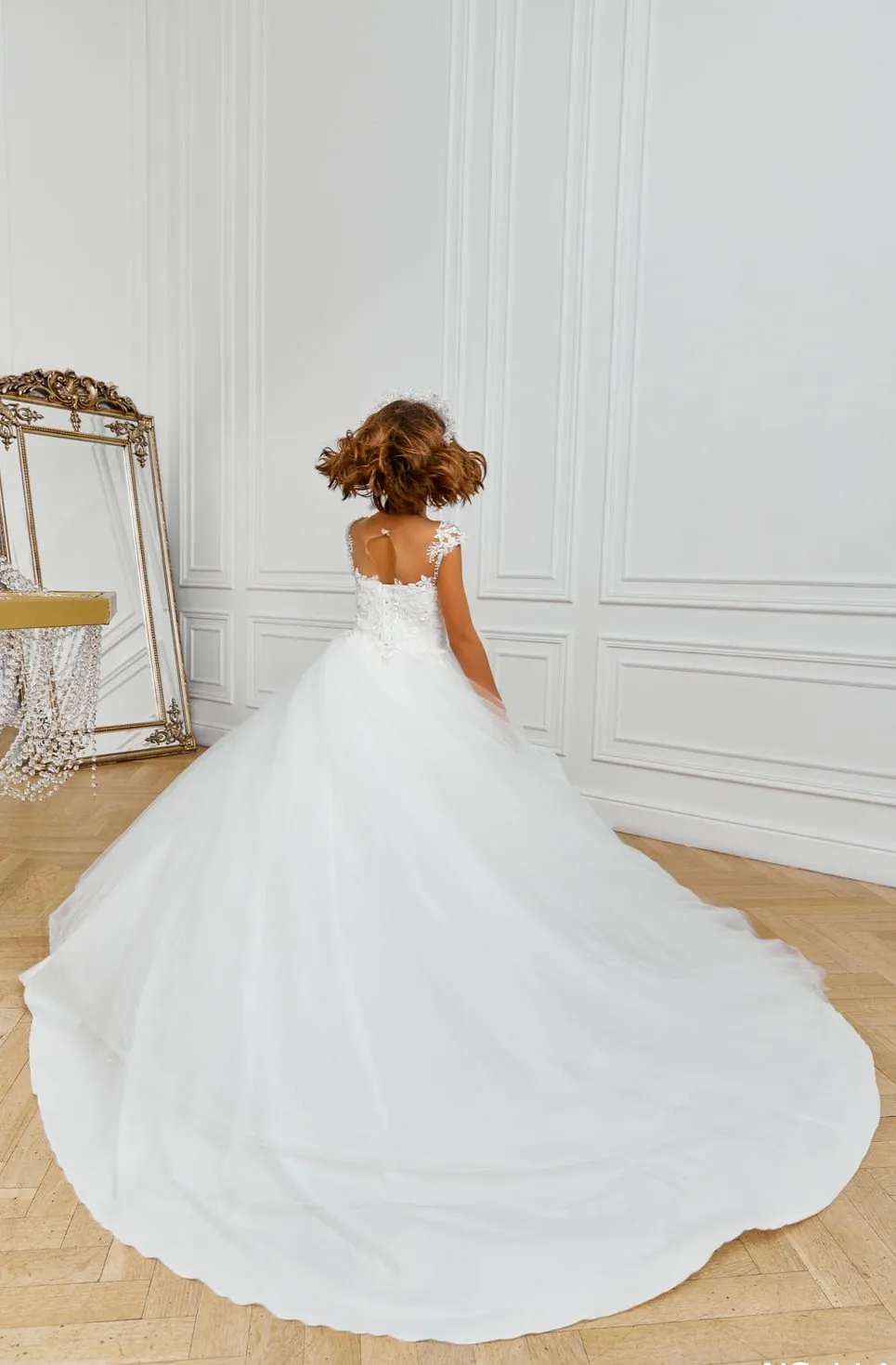 Sorento 2 piece Communion Outfit Dress and Organza Kaftan
